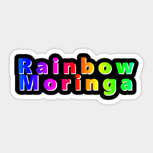 Rainbow Moringa - Rainbow Logo Sticker